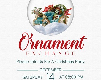 Ornament Exchange Party Invitation