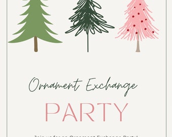 Ornament Exchange Party Invitation