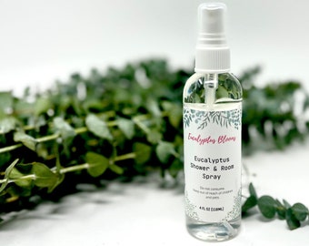 Fresh Eucalyptus Shower Spray | Shower Bundle Refresher Spray | Spa Relaxation Spray | Room Fragrance | Fresh Eucalyptus Scent | Linen Spray