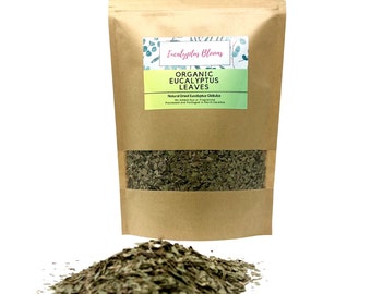 Organic Eucalyptus Globulus Leaf: Herbal Tea & Bath Blend