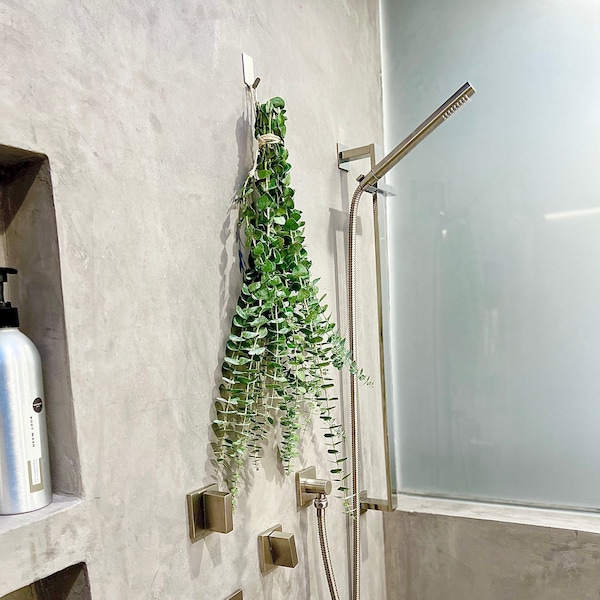 Organic Fresh Eucalyptus Shower Bundle, Relaxing Shower Eucalyptus Bunch, Farm Cut Eucalyptus Plants For Bathroom, Live Houseplant Decor