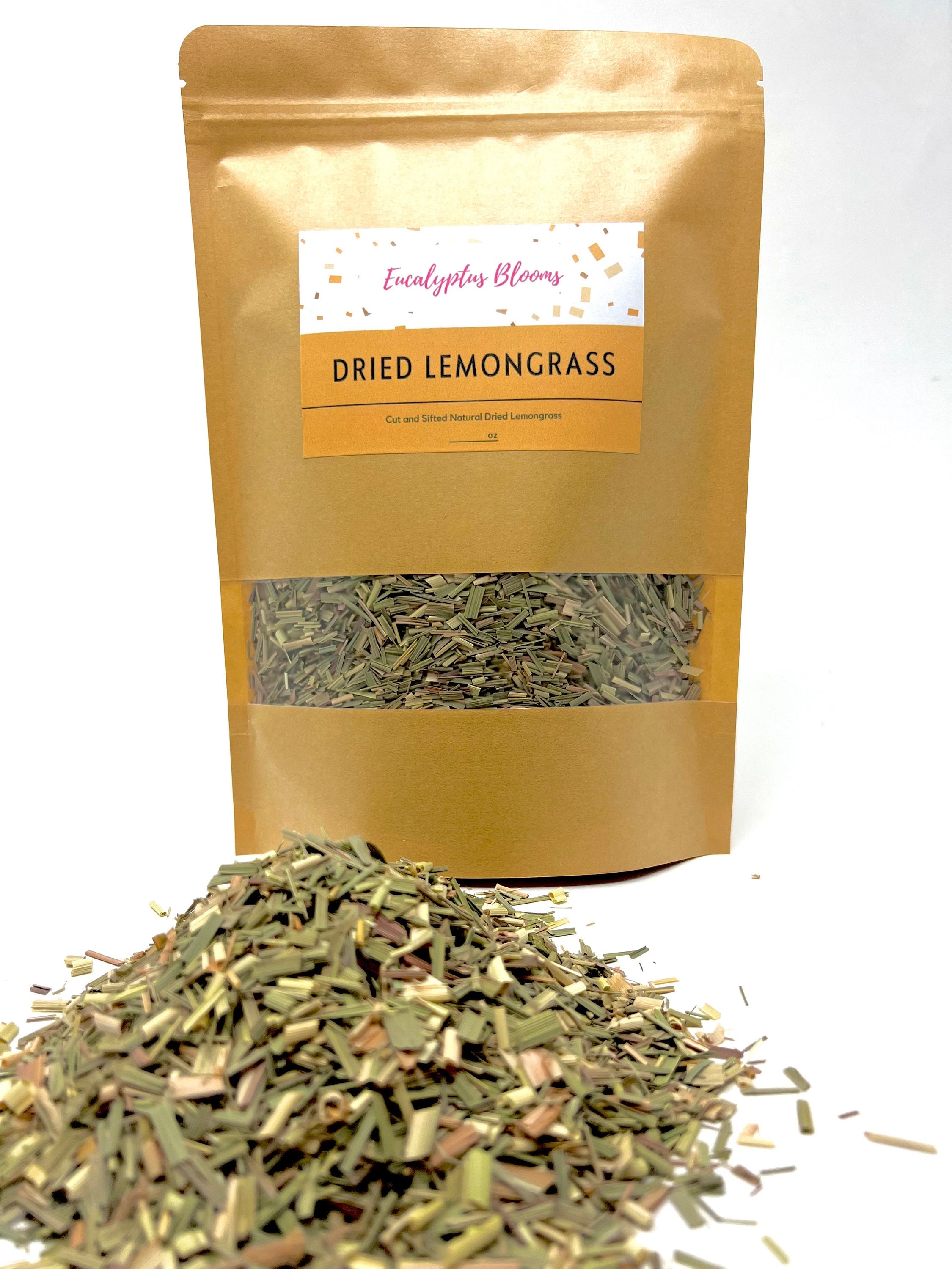 Dried Lemongrass: Organic Cut & Sifted Lemongrass for Tea