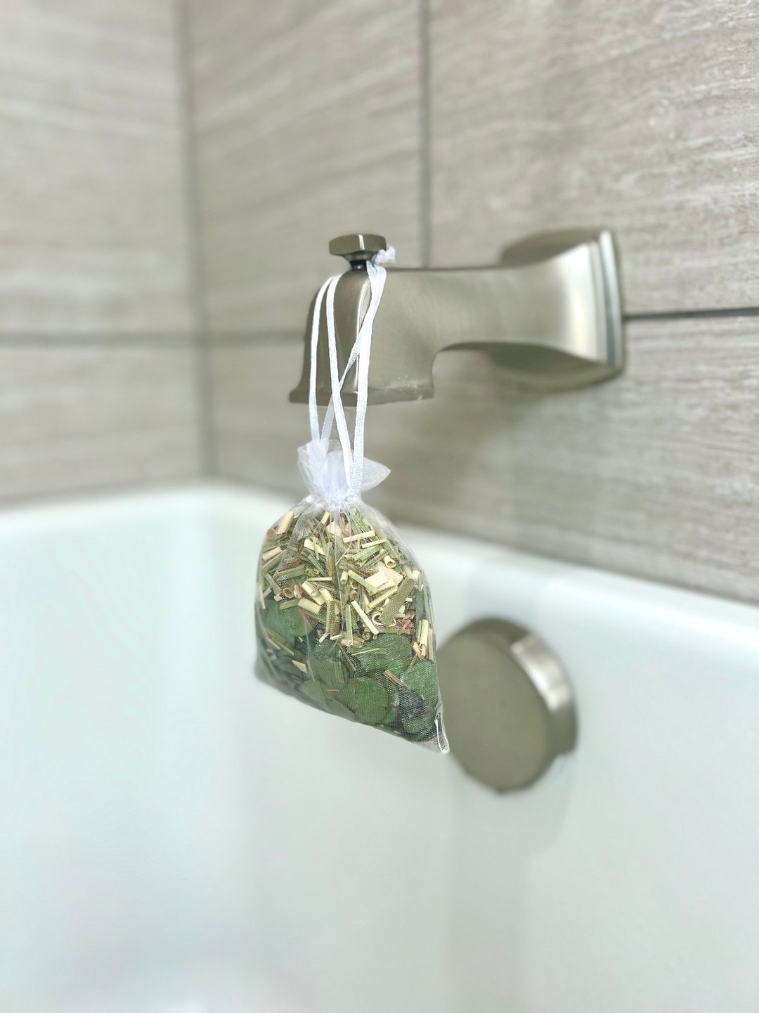 Eucalyptus Lemongrass Shower Pouch Essential Oil Pouch Hippie Style