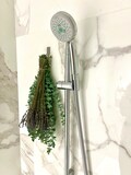 Organic Eucalyptus Lavender Shower Bundle: Aromatherapy Bathroom Decor, shower to spa upgrade with fresh cut eucalyptus and dried lavender