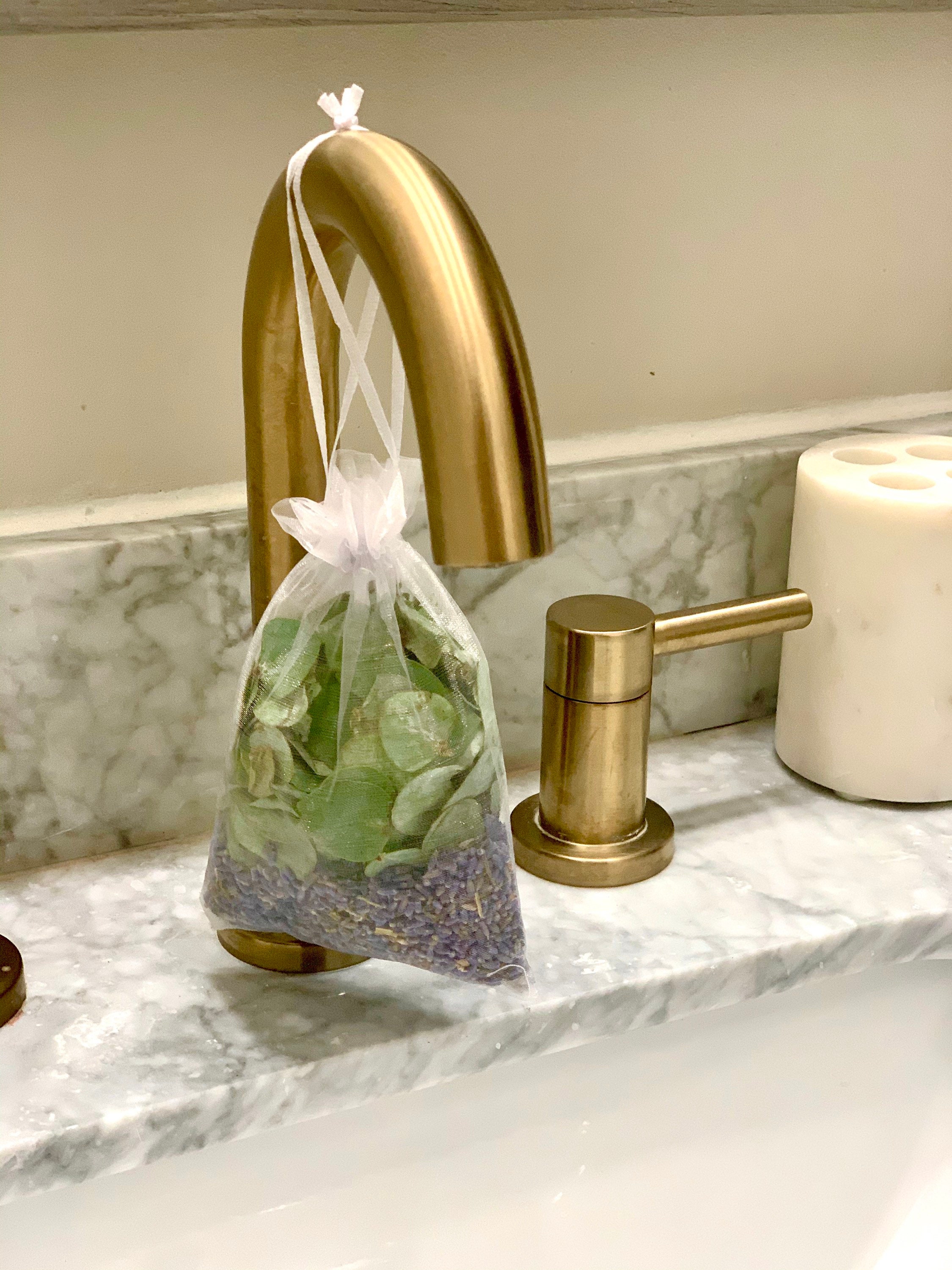 Eucalyptus & Lavender Shower Bath Pouches Aromatherapy Etsy Canada