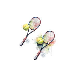Bola De Tênis PNG | Bola de tênis em aquarela PNG | Tênis PNG | Temporada De Tênis Png | Esportes Png | Fã De Esportes Png