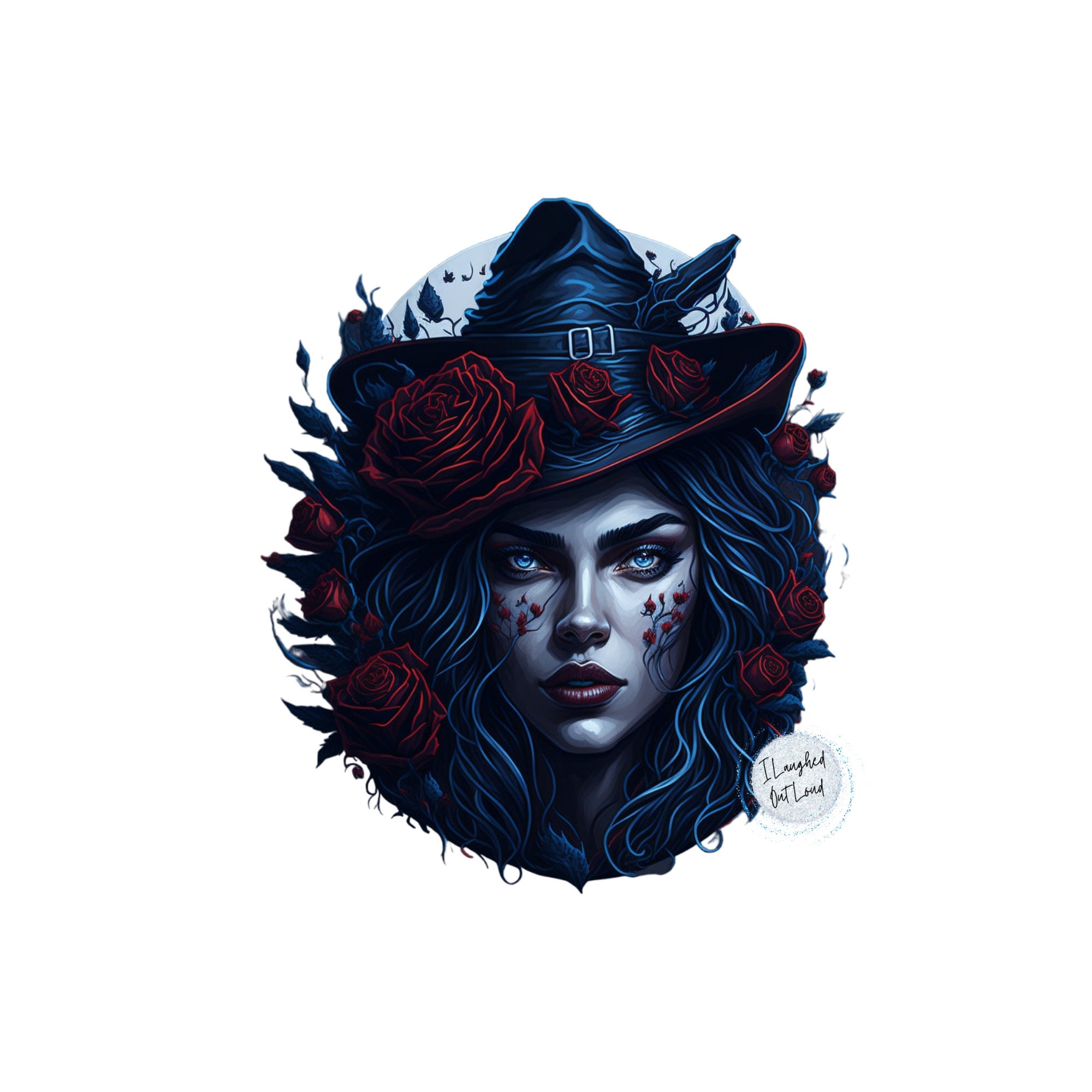 Witch PNG Wicked Witch PNG Scary Witch PNG Witch & Roses - Etsy