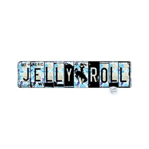 Jelly Roll PNG | Jelly Roll Concert Png | Country Music PNG | Country Music Teeshirt Design | Jelly Roll License Plate Png