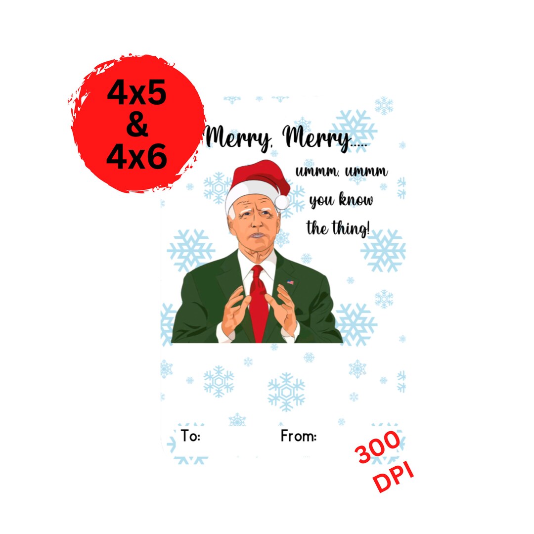 Merry, Merry You Know the Thing PNG Funny Christmas Money Card PNG