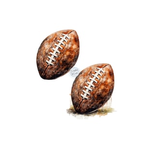 Football PNG | Watercolor Football PNG | Football Team PNG | Football Season Png | Sports Png | Fall Sports Png