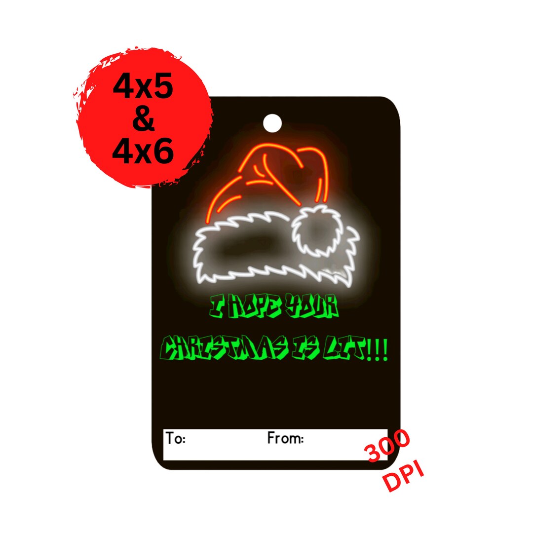 Funny Christmas Money Card PNG 4x5 & 4x6 I Hope Your Etsy