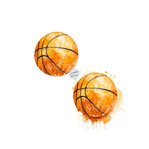 Basketball PNG | Watercolor Basketball PNG | Basketball Team PNG | Basketball Season Png | Sports Png | Fall Sports Png