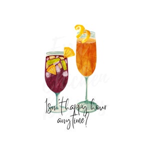 Is geen Happy Hour Anytime - Sangria - PNG