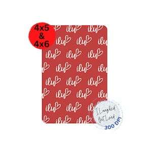 Ti amo PNG / Ti amo Money Card PNG / Valentine Money Card PNG / Lip Balm Card Png - 4x5 e 4x6