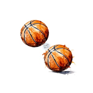 Basketball PNG | Watercolor Basketball PNG | Basketball Team PNG | Basketball Season Png | Sports Png | Fall Sports Png