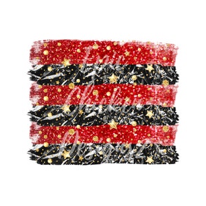 Vermelho e preto com pinceladas de strass dourados PNG | Pinceladas de Halloween PNG | Pinceladas PNG | Pinceladas De Sublimação Png