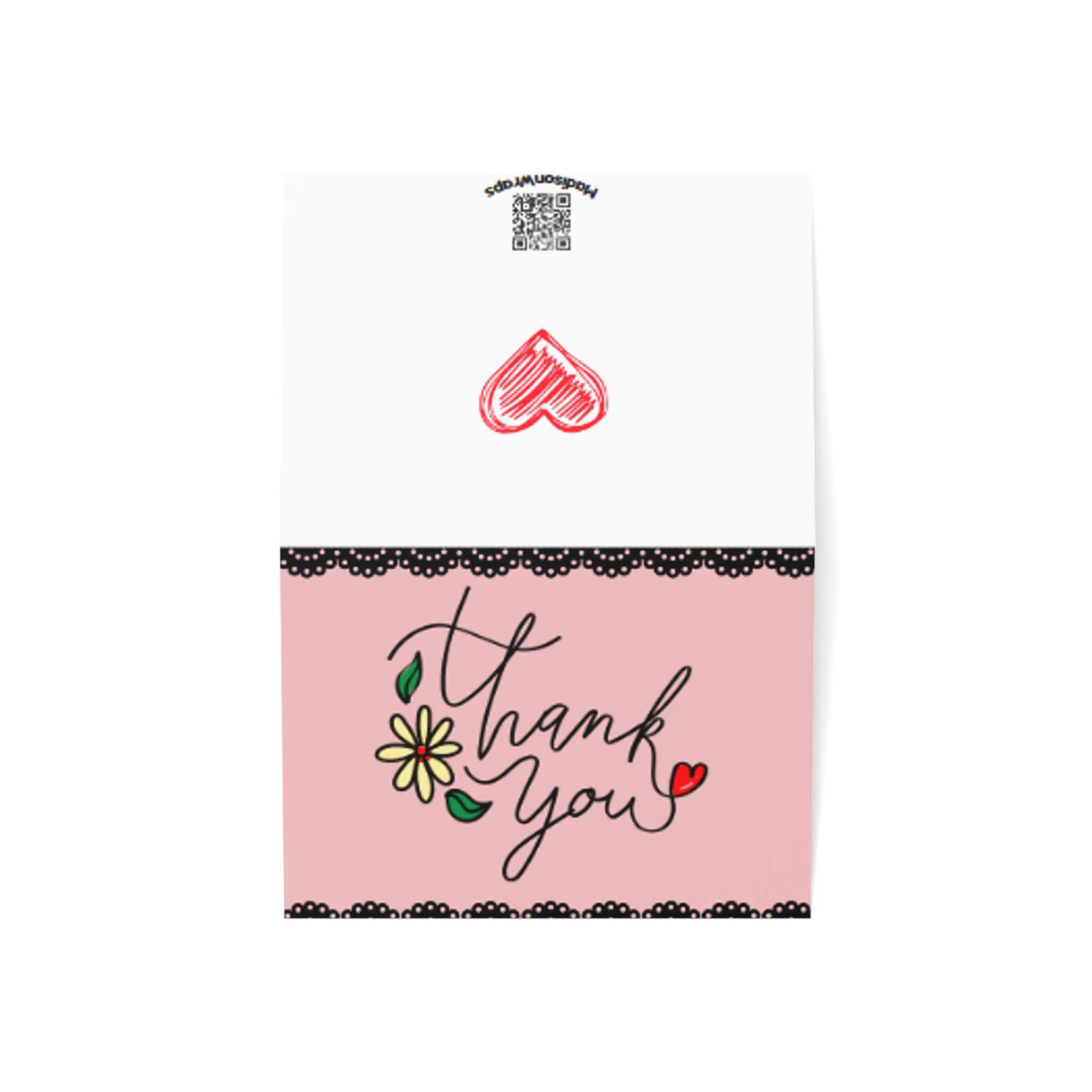 Lace Thank You Card Digital Download - Etsy