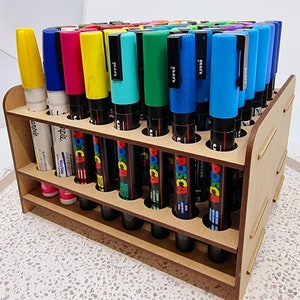 Art and desk organiser for thicker pens