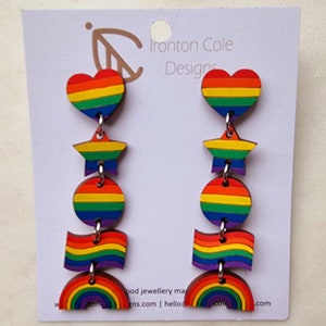 Regenbogen Ohrringe