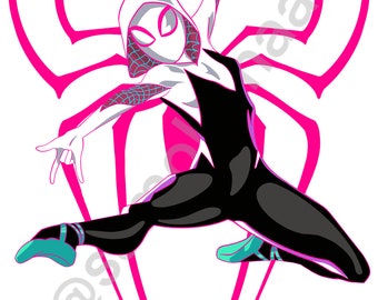 Marvel’s Spider-Man: Into the Spiderverse inspired Spider Gwen digital download