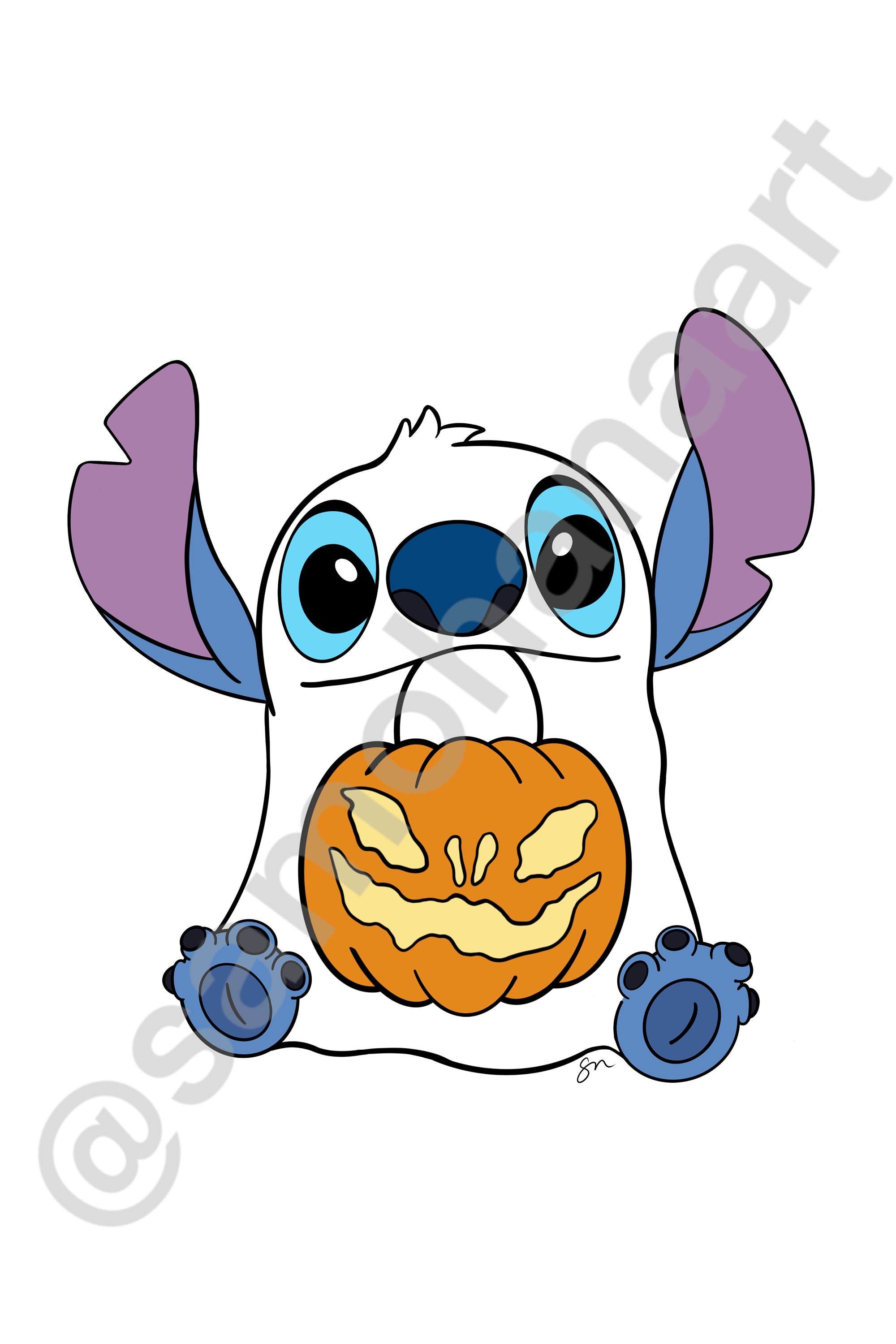 Halloween Stitch | by Sam Ohana | DIGITAL DOWNLOAD - Etsy