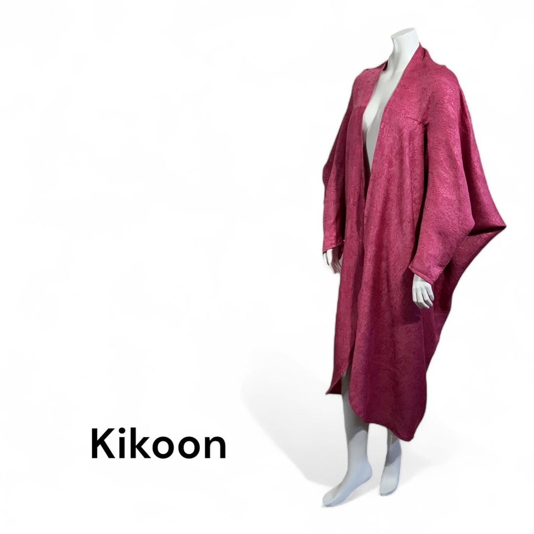 Cocoon Coat / Duster Pink / Kimono / Robe - Etsy