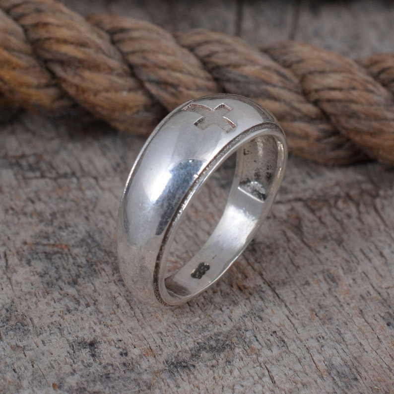Engraved ring,Bohemian ring,Yoga jewelry,Signet ring,Cross ring,Handmade ring,Sterling silver ring,Signet ring,Christmas ring,Statement ring