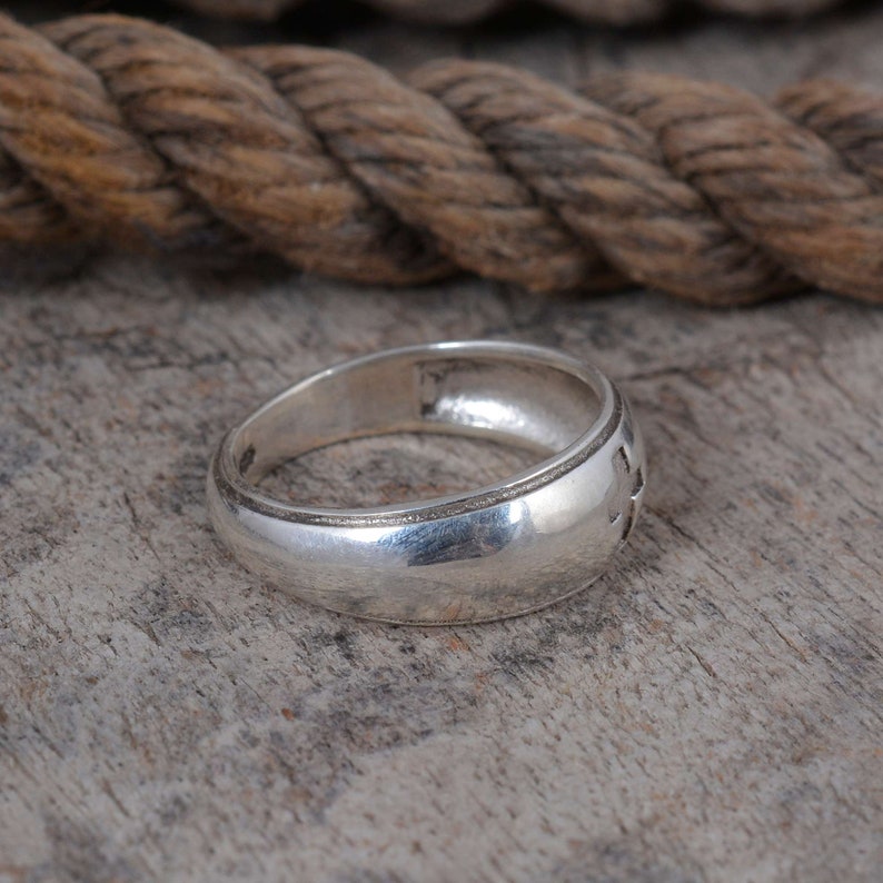 Engraved ring,Bohemian ring,Yoga jewelry,Signet ring,Cross ring,Handmade ring,Sterling silver ring,Signet ring,Christmas ring,Statement ring