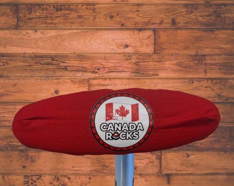 Canadian Flag Curling Broom Cover – Patriotic Cotton Team Canada