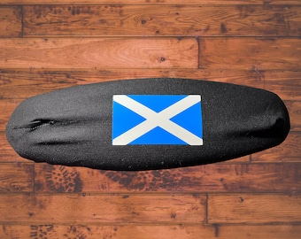 Cotton Curling Broom covers Team ~ Scotland Flag ~ Patriotic - Made in Canada ~ Curling Club ~ Free Ship - Gift