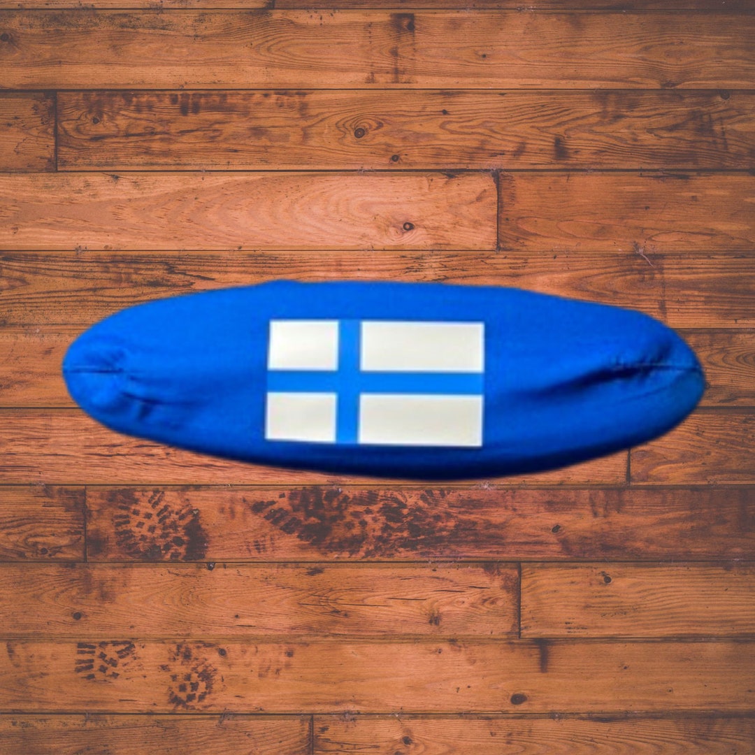 Cotton Curling Broom Covers Team Finland Flag Patriotic Made in Canada