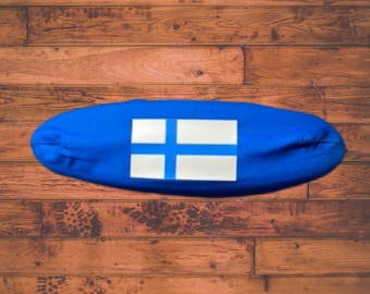 Finland Flag Curling Broom Cover – Patriotic Cotton Curling Club Gift