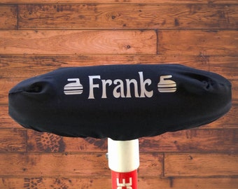 Curling Besen aus Baumwolle ~ Personalisierung & Curling Steine ~ Made in Canada ~ Curling Club ~ Kostenloser Versand ~ Lockenwickler Geschenk