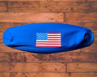 Cotton Curling Broom covers Team ~ USA American Flag ~ Patriotic - Made in Canada ~ Curling Club ~ Free Ship - Gift