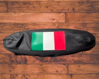 Cotton Curling Broom covers Team ~ Italy Italian Flag ~ Patriotic - Made in Canada ~ Curling Club ~ Free Ship - Gift