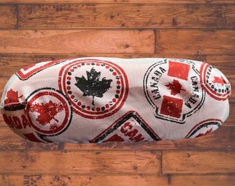 Personalized Curling Broom Cover, Canadian Flag, Handmade