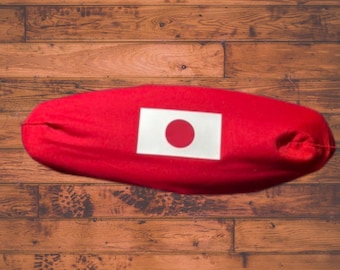 Cotton Curling Broom Cover – Japan Flag, Patriotic Gift