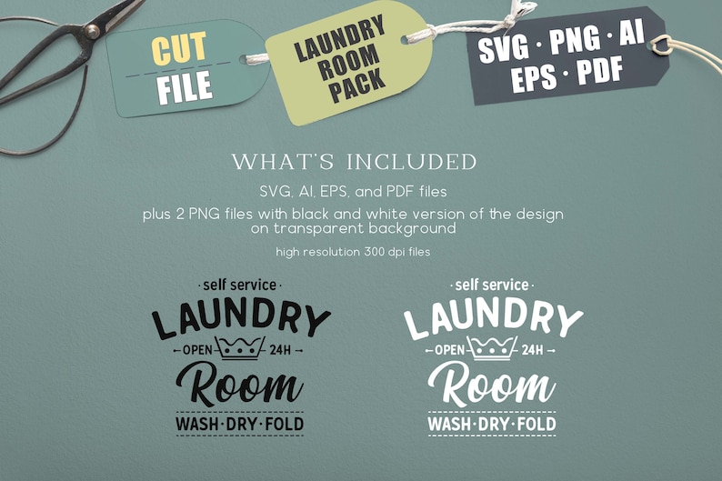 Laundry Room SVG Bundle Cut Files for Farmhouse Decor Etsy
