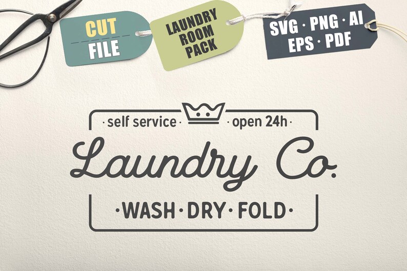 Laundry Room SVG Bundle Cut Files for Farmhouse Decor Etsy
