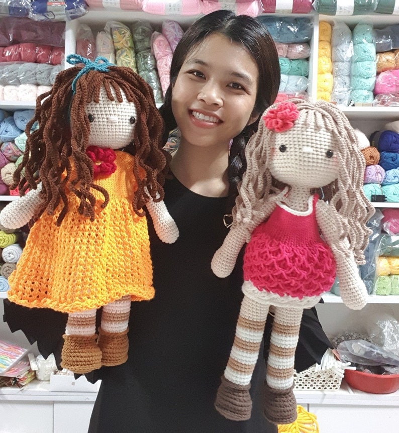DIY Crochet Pattern for Anna Doll Frozen Amigurumi Tutorial Etsy