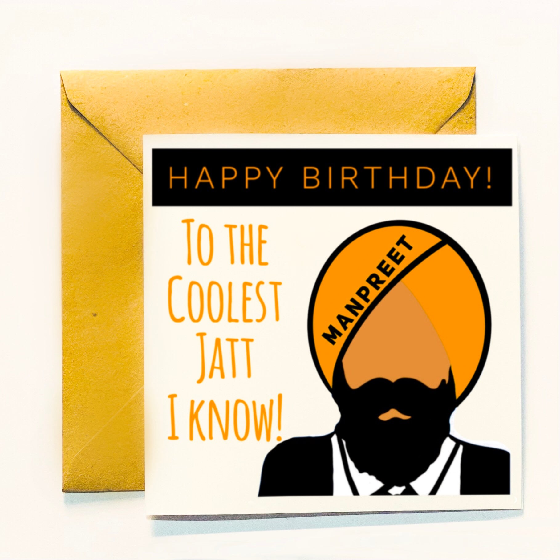 Personalised Greeting Carld Punjabi Sikh Turban Birthday - Etsy