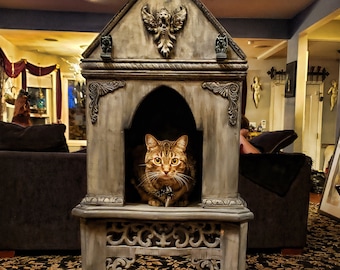 Custom made gothic cathouse