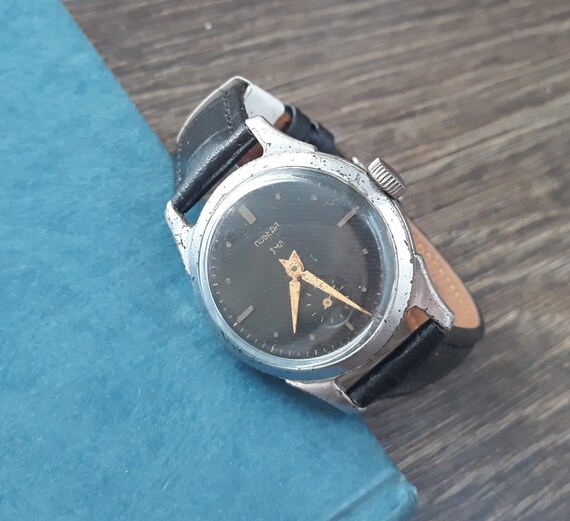 Soviet watch"POBEDA" Vintage men's watch,made in … - image 2