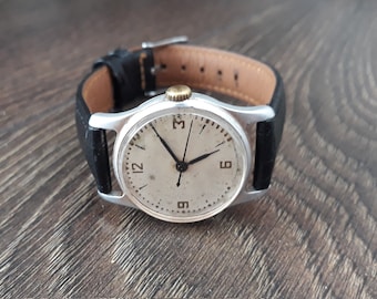 Vintage men's watch "ZIM" ,made in USSR, watch soviet,Retro watch, Wrist watch,Mechanical watch,Working watch,Old watch