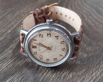 Reloj de hombre vintage "Poljot" hecho en la URSS, reloj soviético, reloj retro, reloj de pulsera, reloj mecánico, reloj de trabajo, reloj antiguo