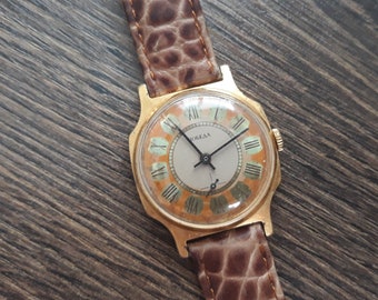 Vintage men's watch "Pobeda" ,made in USSR, watch soviet,Retro watch, Wrist watch,Mechanical watch,Working watch,Old watch