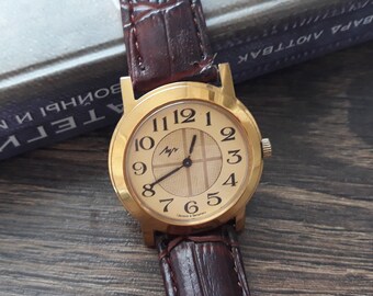 Vintage Damenuhr ""Luch"", Made in UdSSR, Retro Uhr, Armbanduhr, Armbanduhr, Mechanische Uhr, Arbeits Uhr, Alte Uhr."
