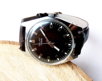 Reloj de hombre vintage "Poljot" hecho en la URSS, reloj soviético, reloj retro, reloj de pulsera, reloj mecánico, reloj de trabajo, reloj antiguo