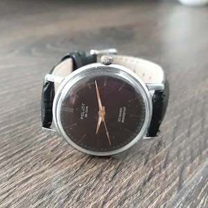 Vintage men&#39;s watch&quot;Poljot de luxe&quot;made in USSR, watch soviet,Retro watch,Wrist watch,Mechanical watch,Working watch,Old watch