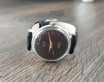 Reloj de hombre vintage "Poljot de luxe" hecho en la URSS, reloj soviético, reloj retro, reloj de pulsera, reloj mecánico, reloj de trabajo, reloj antiguo